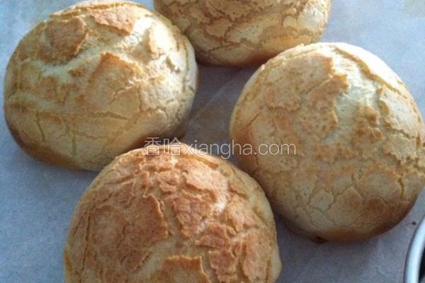 虎皮葡萄干奶酥面包