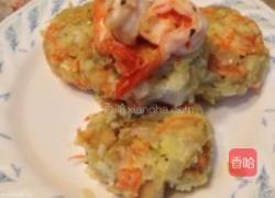 酒烹虾配龙利鱼黄油杂菜土豆泥的做法图解16