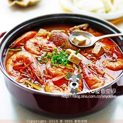 家常豆腐大虾汤的做法[图]