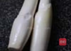 茭白油条炒的做法图解1