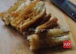 茭白油条炒的做法图解4