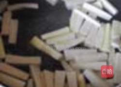 茭白油条炒的做法图解5