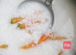 小胡萝卜鸭腿粥的做法图解5