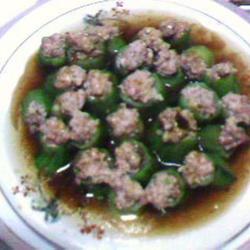 肉泥蒸丝瓜的做法[图]