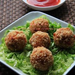 芝士鸡肉丸的做法[图]