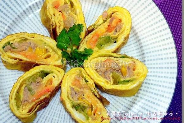 鮪魚愛龍蝦の玉子燒