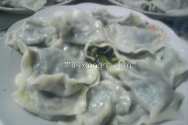 春韭菇肉饺