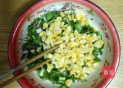 苦菊蛋饼的做法图解3