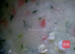 山药海鲜蛋花粥的做法图解4