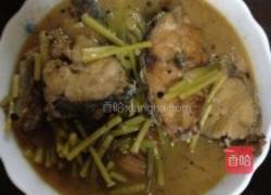 鲅鱼炖蒜薹的做法图解9