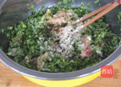 茼蒿鲜肉大馄饨的做法图解6