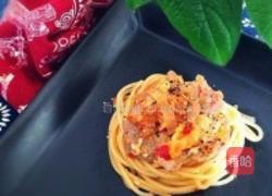 泡菜肥牛意面的做法图解7