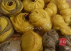 百变花卷的做法图解3
