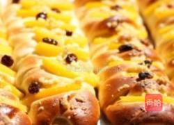 黄桃面包的做法图解4