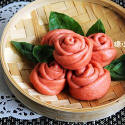 玫瑰馒头的做法[图]