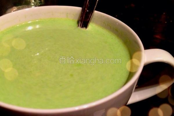 微波抹茶拿铁