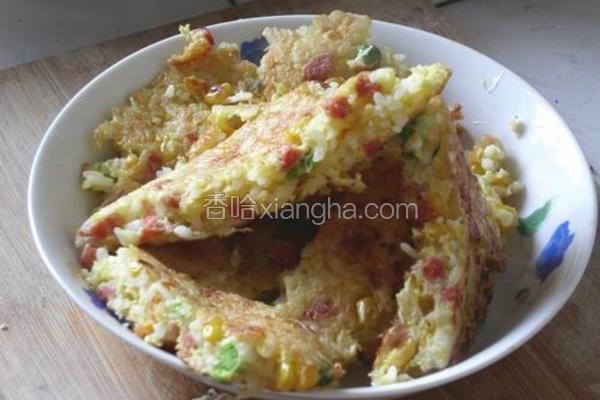 炒饭烙饼之炒饭饼