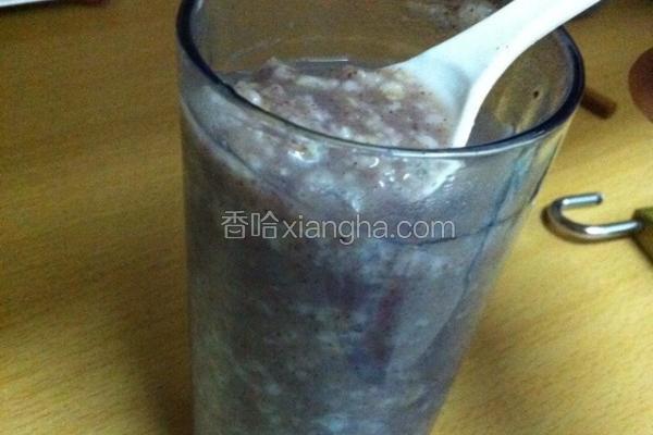 红豆燕麦粥