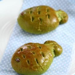 抹茶蜜豆面包的做法[图]