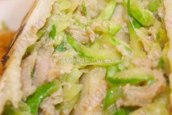 黄瓜肉火烧