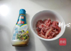 发菜肉片粥的做法图解2