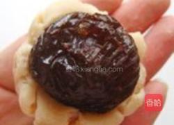 绿茶蜜枣芒果冰皮月饼的做法图解3