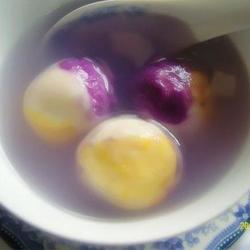 三色琉璃&小兔子汤圆的做法[图]
