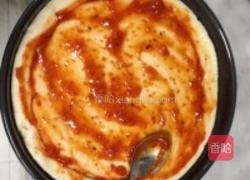 香肠披萨的做法图解4