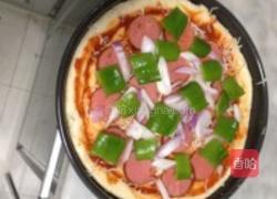 香肠披萨的做法图解6