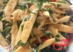 韭菜炒竹笋的做法图解5