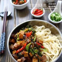 香辣酸菜茄丁面的做法[图]