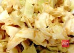 麻汁卷心菜的做法图解3