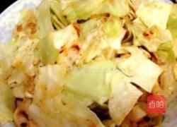 麻汁卷心菜的做法图解4