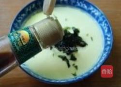 微波海苔蛋羹的做法图解6