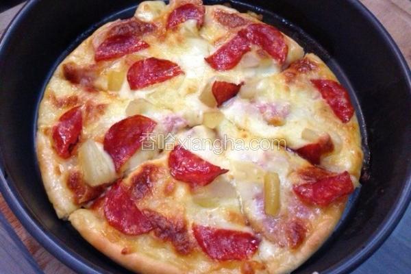 简易懒人pizza
