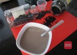 黑米黑豆浆的做法图解4