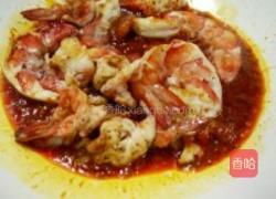 北非辣醬大蝦佐蕃紅花燉飯的做法图解11