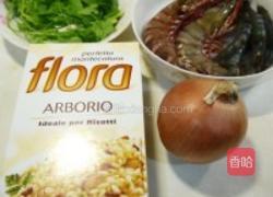 北非辣醬大蝦佐蕃紅花燉飯的做法图解1