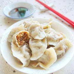 香菇茄子猪肉水饺的做法[图]