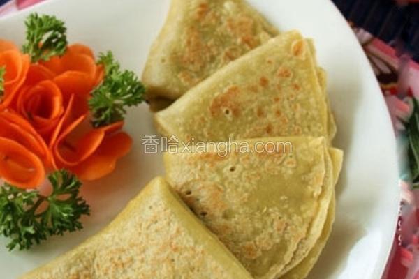 奶香苹果煎饼