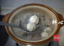 发菜香菇肉丸粥的做法图解11