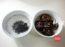 发菜香菇肉丸粥的做法图解2
