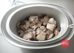 清炖珍珠鸡的做法图解4