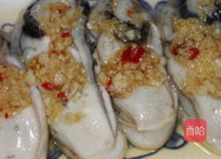蒜茸蒸生蚝的做法图解5