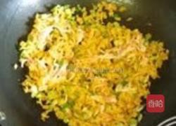 虾米菜脯蛋饼的做法图解3