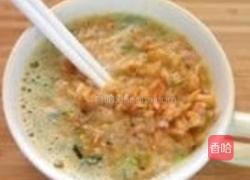 虾米菜脯蛋饼的做法图解4