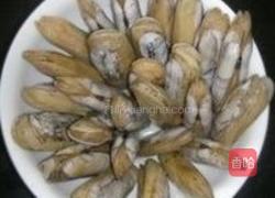蛏子倒笃蒸的做法图解2