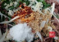 手撕猪心拌香葱的做法图解4