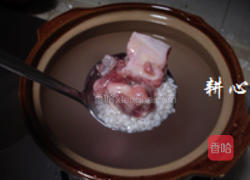 猪肝肉排粥的做法图解5