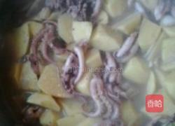 八爪鱼炖土豆的做法图解4